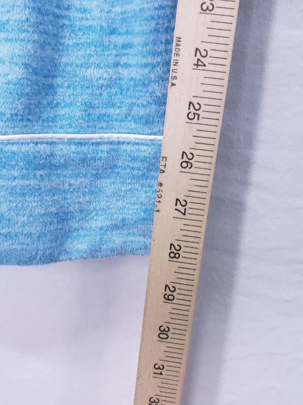 Aamikast Soft Pajamas Set Top and Pants Sleepwear Loungewear Blue Size M